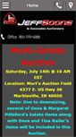 Mobile Screenshot of jeffbooneauctions.com